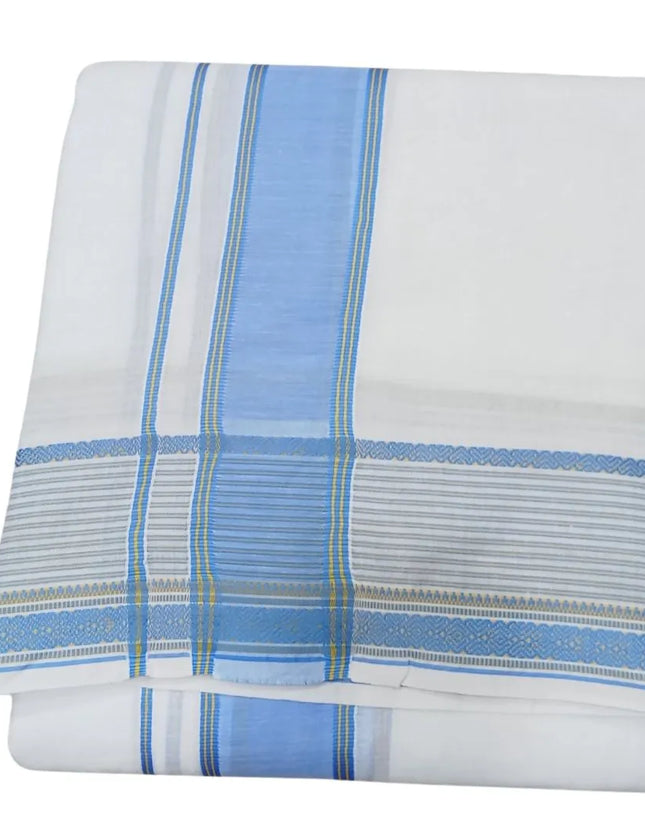 Men Cotton Varipate Panchakacham Dhoti-9x5