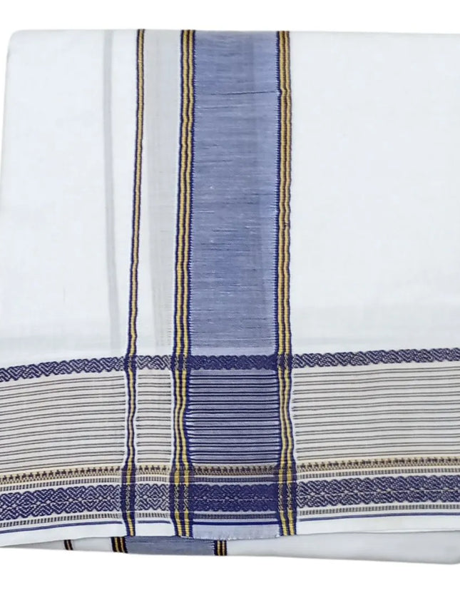 Men Cotton Varipate Panchakacham Dhoti-9x5