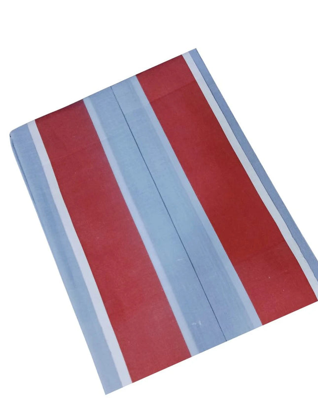 Men Premium Cotton Colour 2inch Thillana Border - 5Mulam/2.25M