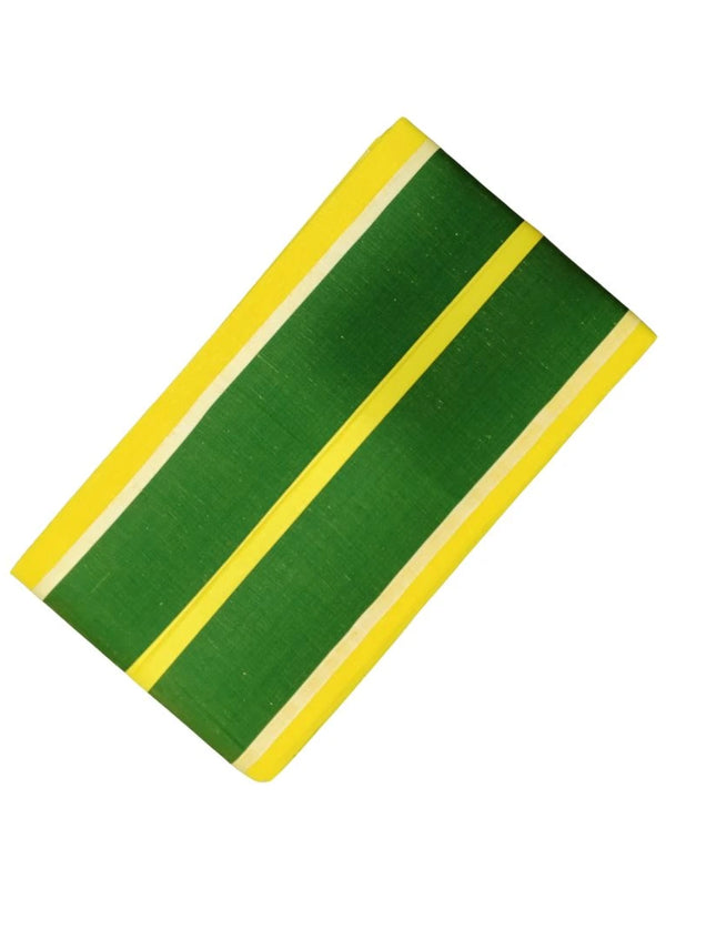 Men Premium Cotton Colour 2inch Thillana Border - 5Mulam/2.25M