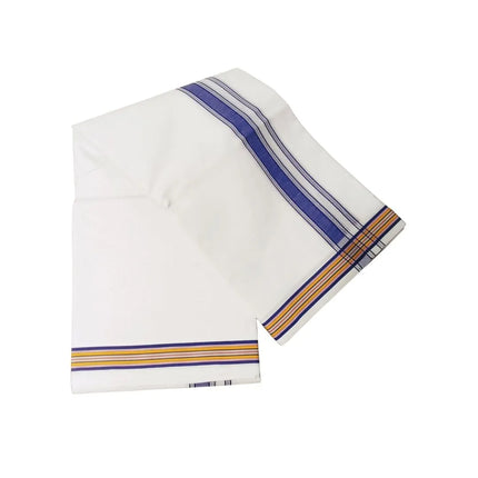 Men Pure Cotton 1INCH Fancy Panchakacham Dhoti- 10x6