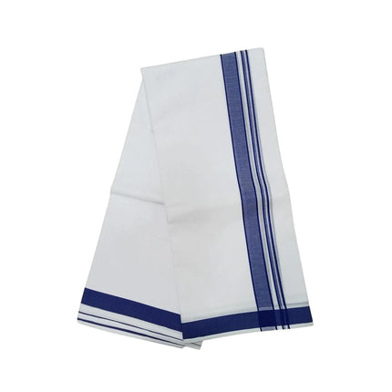 Men Pure Cotton 1 Inch Thillana Panchakacham Dhoti- 10x6