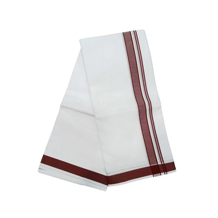 Men Pure Cotton 1 Inch Thillana Panchakacham Dhoti- 10x6