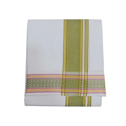 Men Pure Cotton 2 Inch Center Pet Panchakacham Dhoti-9x5