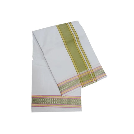 Men Pure Cotton 2 Inch Center Pet Panchakacham Dhoti-9x5