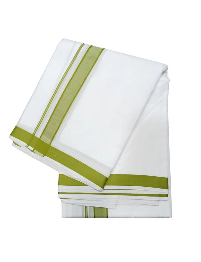 Men Pure Cotton D-120 Chakaravarthy Panchakacham Dhoti- 10x6