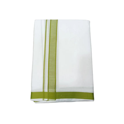 Men Pure Cotton D-120 Chakaravarthy Panchakacham Dhoti- 10x6