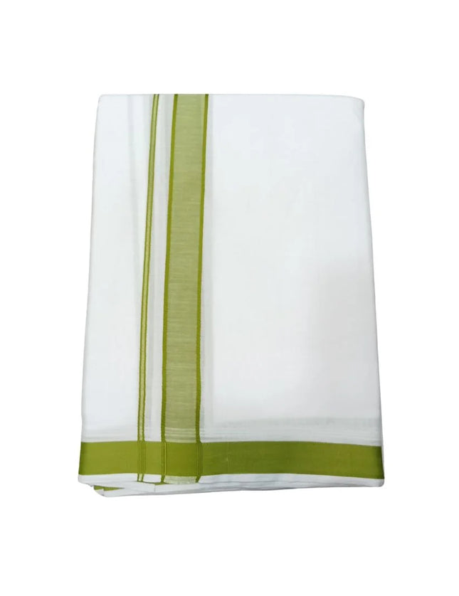 Men Pure Cotton D-120 Chakaravarthy Panchakacham Dhoti- 10x6