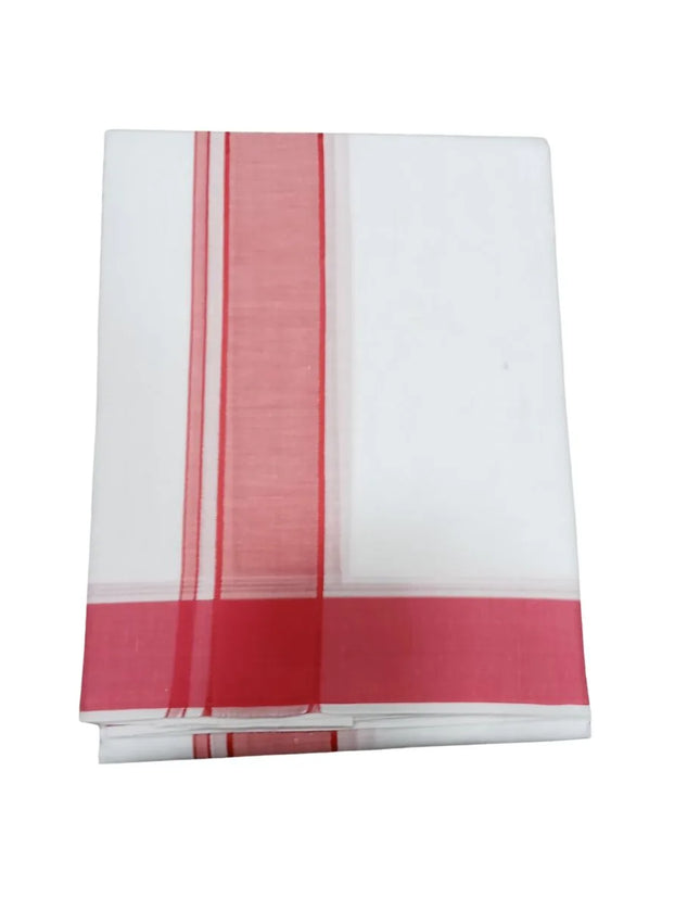 Men Pure Cotton D65 Fancy Seer Panchakacham Dhoti-9x5