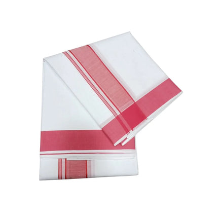 Men Pure Cotton D65 Fancy Seer Panchakacham Dhoti-9x5