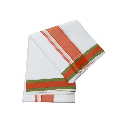 Men Pure Cotton D65 Fancy Seer Panchakacham Dhoti- 10x6