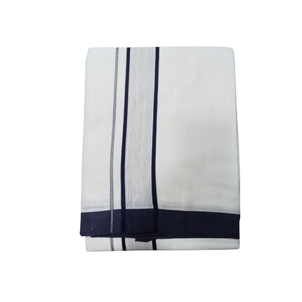 Men Pure Cotton Jari Mundi Panchakacham Dhoti-9x5