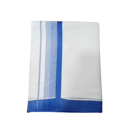 Men Pure Cotton Jari Mundi Panchakacham Dhoti-9x5
