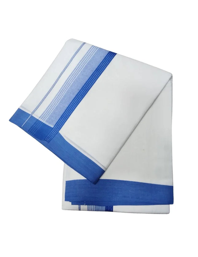 Men Pure Cotton Jari Mundi Panchakacham Dhoti-9x5