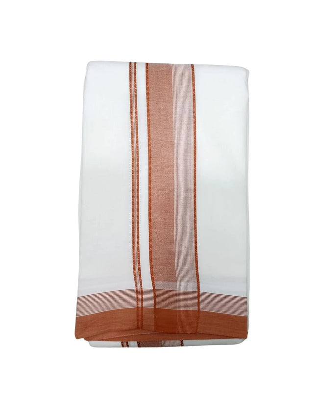 Men Pure Cotton Super Nice Seer Panchakacham Dhoti-9x5