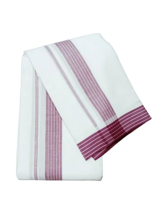 Men Pure Cotton Super Nice Seer Panchakacham Dhoti-9x5