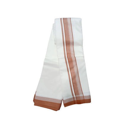 Men Pure Cotton Super Nice Seer Panchakacham Dhoti-9x5