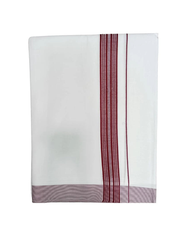 Men Pure Cotton d.no-600s Panchakacham Dhoti- 9x5