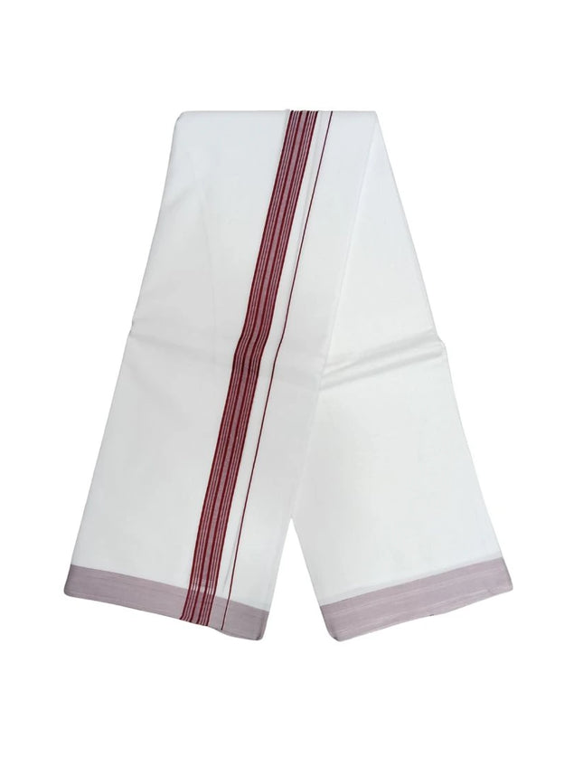 Men Pure Cotton d.no-600s Panchakacham Dhoti- 9x5