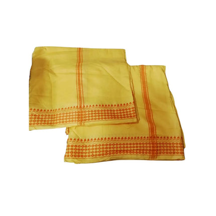 Men Staple Tanda Panchakacham -Thread Border Dhoti -  9X5