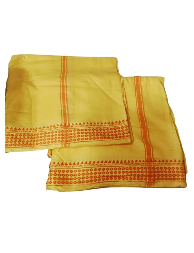 Men Staple Tanda Panchakacham -Thread Border Dhoti -  9X5