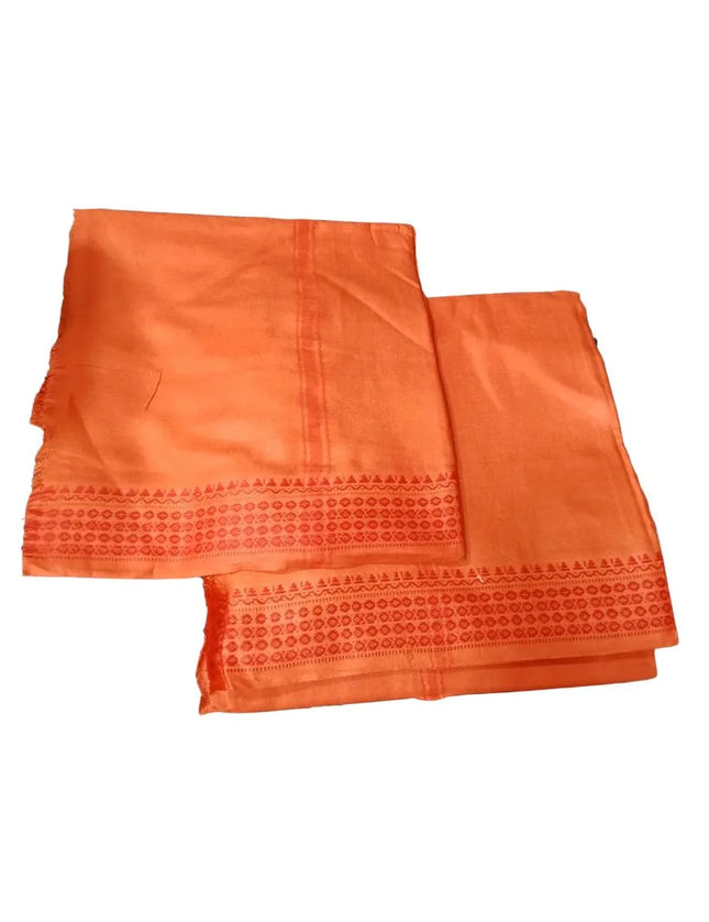 Men Staple Tanda Panchakacham -Thread Border Dhoti -  9X5