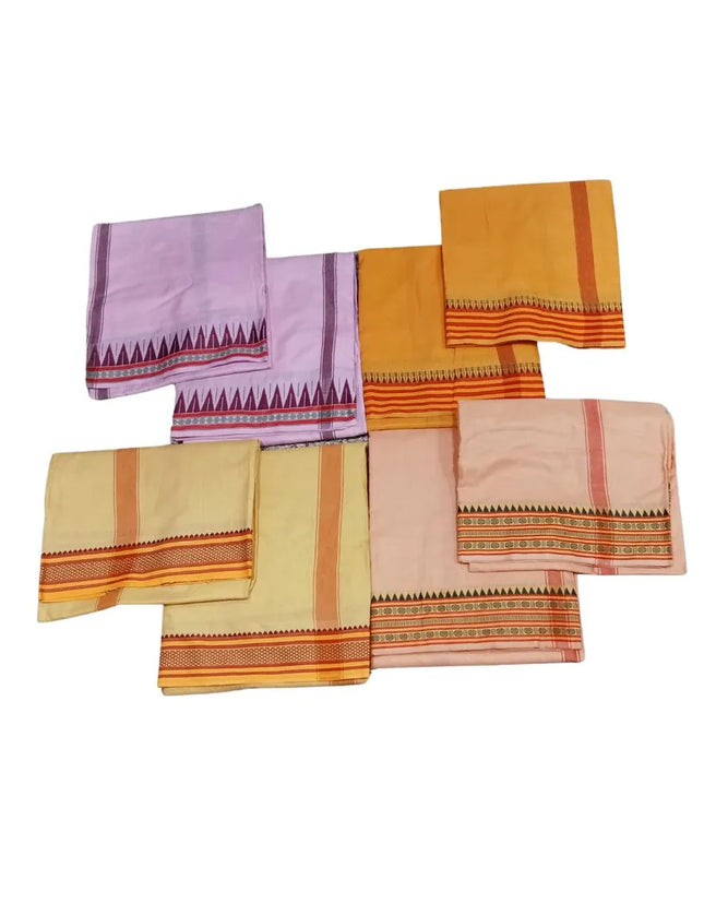 Men Tanda Panchakacham -Satin Border Dhoti -  9*5