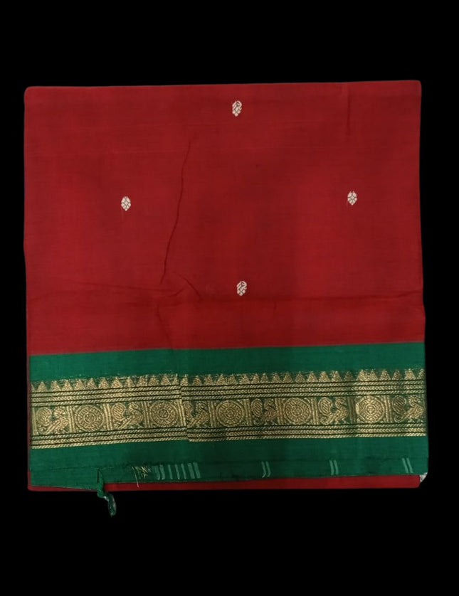 Negamum Fancy Butta Cotton 6 yards Sarees