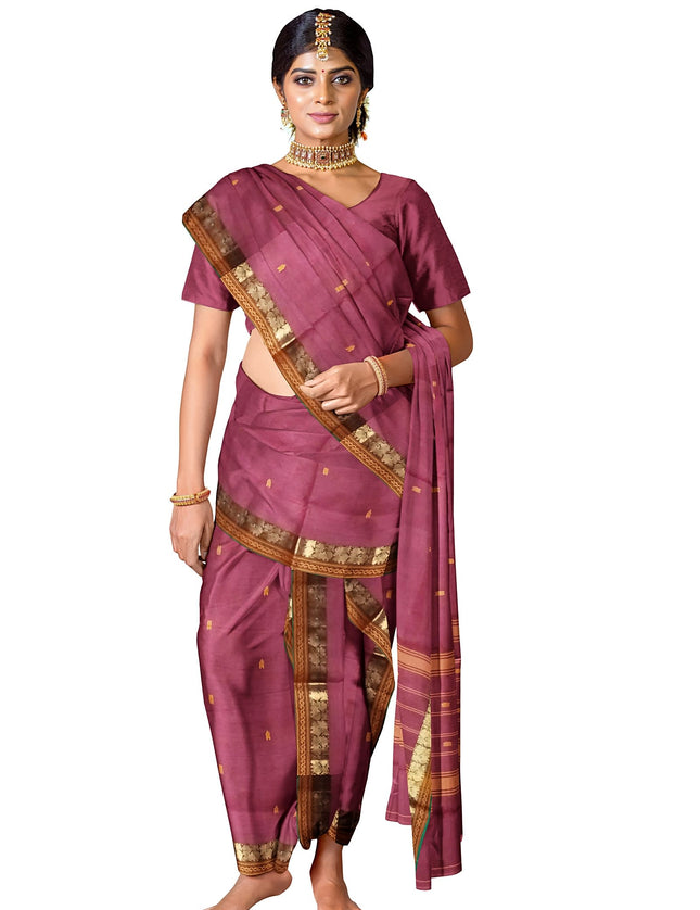 Negamum Fancy Butta Cotton 6 yards Sarees