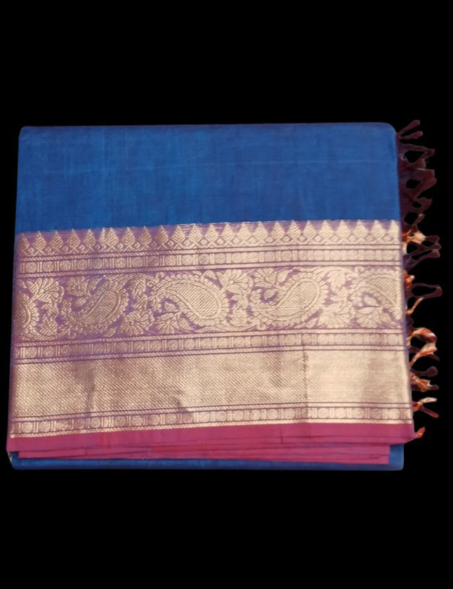 Negamum Fancy Border Cotton 6 yards Sarees