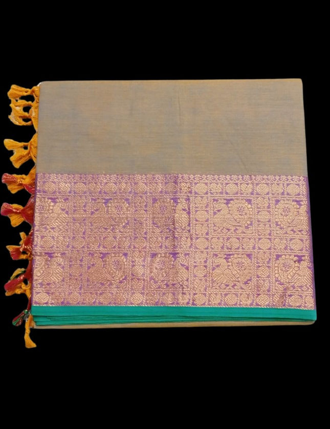 Negamum Fancy Border Cotton 6 yards Sarees