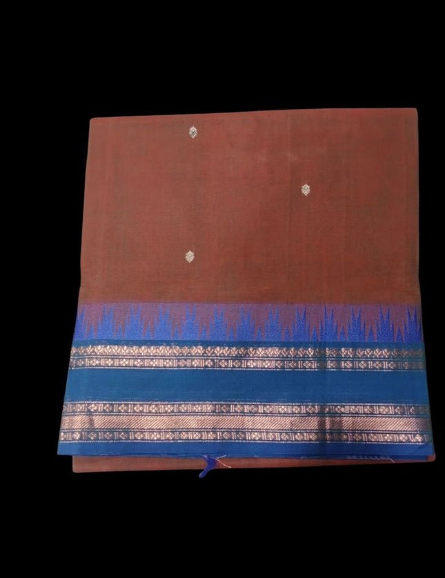 Negamum Fancy Butta Cotton 6 yards Sarees