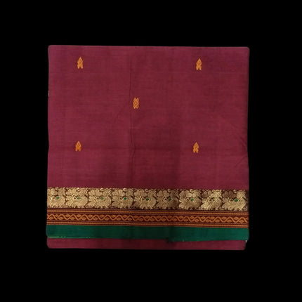 Negamum Fancy Butta Cotton 6 yards Sarees