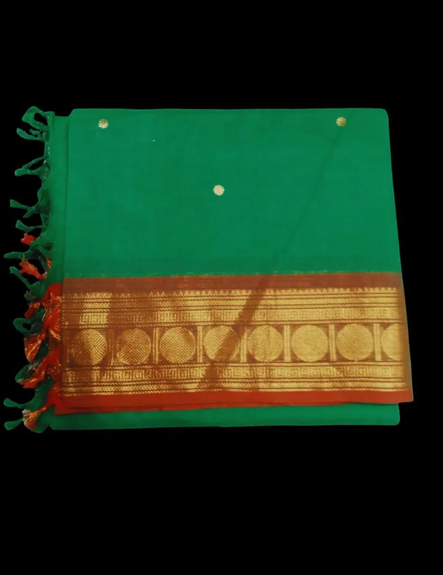 Negamum Fancy Butta Cotton 6 yards Sarees