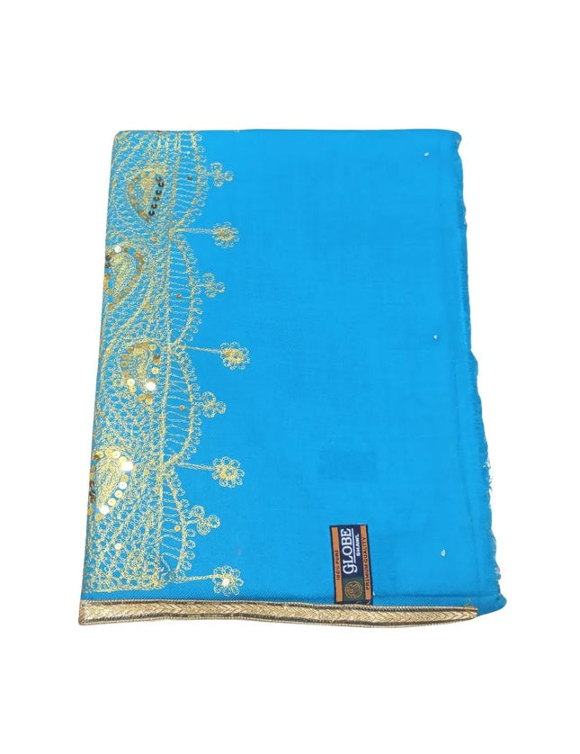 Pandit Shawls With Embroidery - D No. 1012