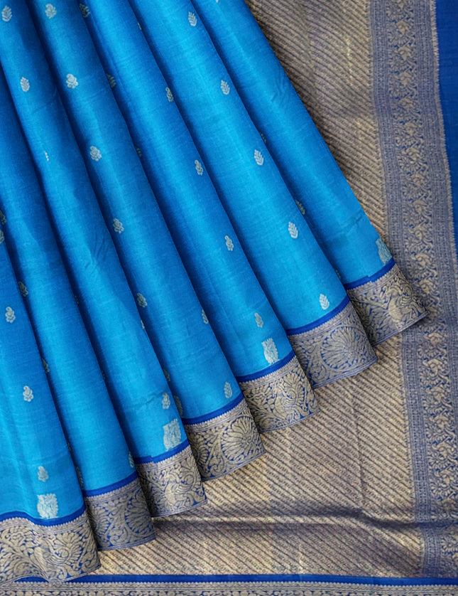 Pure Kanchipuram Silk 9 Yards Madisar Saree - Elegant Small Border & Rich Pallu
