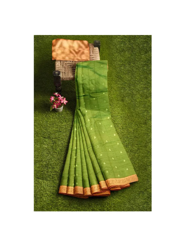 Pure Kanchipuram Silk 9 Yards Madisar Saree - Elegant Small Border & Rich Pallu