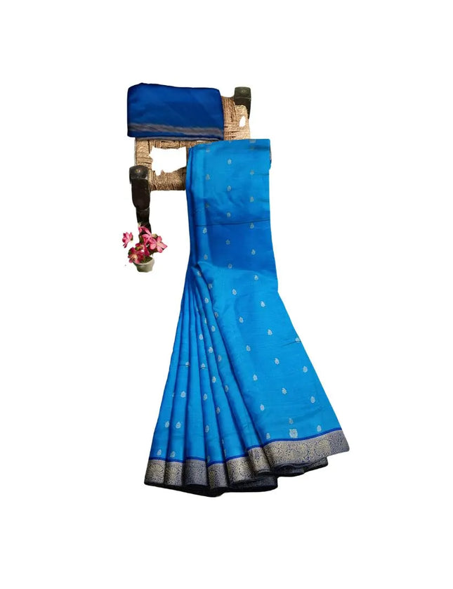 Pure Kanchipuram Silk 9 Yards Madisar Saree - Elegant Small Border & Rich Pallu
