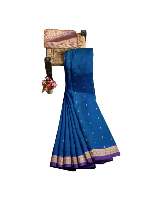Pure Kanchipuram Silk 9 Yards Madisar Saree - Elegant Small Border & Rich Pallu