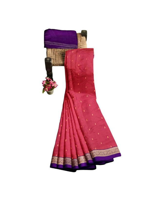Pure Kanchipuram Silk 9 Yards Madisar Saree - Elegant Small Border & Rich Pallu