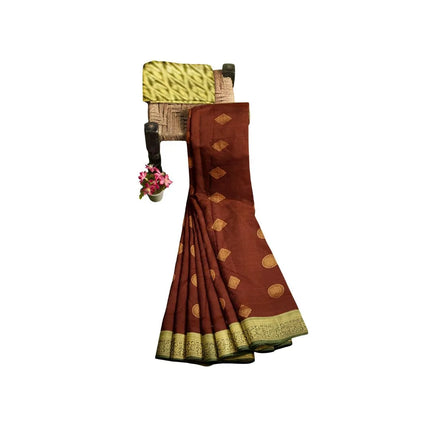 Pure Kanchipuram Silk 9 Yards Madisar Saree - Elegant Small Border & Rich Pallu