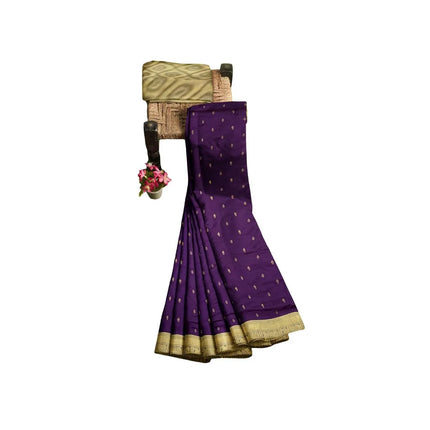 Pure Kanchipuram Silk 9 Yards Madisar Saree - Elegant Small Border & Rich Pallu