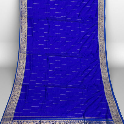 Pure Kanchipuram Silk 9 Yards Madisar Saree - Elegant Small Border & Rich Pallu