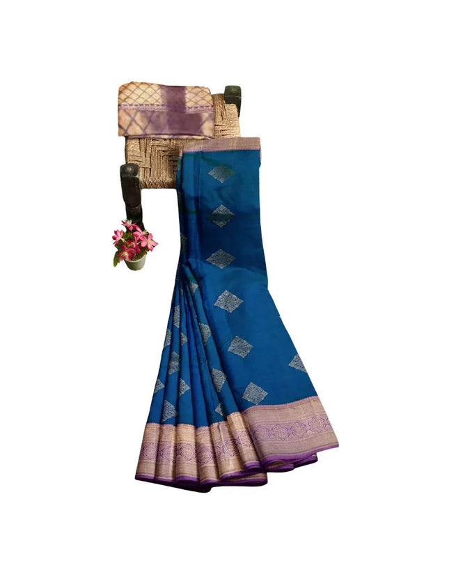 Pure Kanchipuram Silk 9 Yards Madisar Saree - Traditional Big Border & Rich Pallu