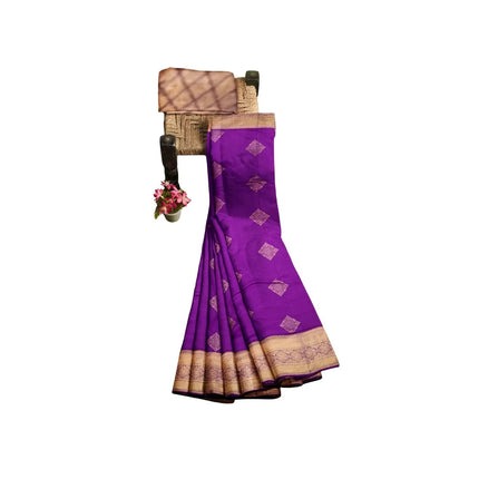 Pure Kanchipuram Silk 9 Yards Madisar Saree - Traditional Big Border & Rich Pallu