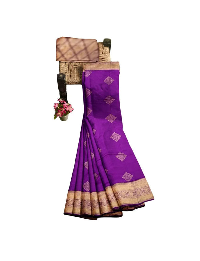 Pure Kanchipuram Silk 9 Yards Madisar Saree - Traditional Big Border & Rich Pallu