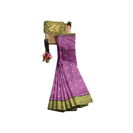 Pure Kanchipuram Silk 9 Yards Madisar Saree - Traditional Big Border & Rich Pallu