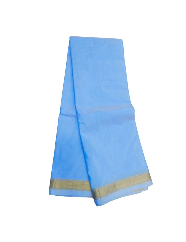 Soft Silk Usha Border Dhoti With Angavastram-3M+2M