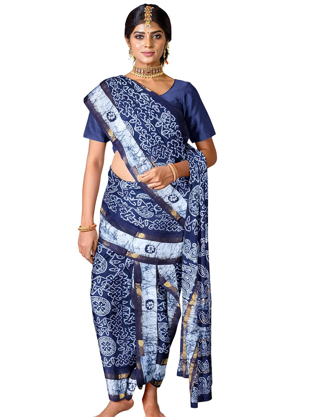 Madurai  Adayar Mist Soft Cotton 6 yards Sarees