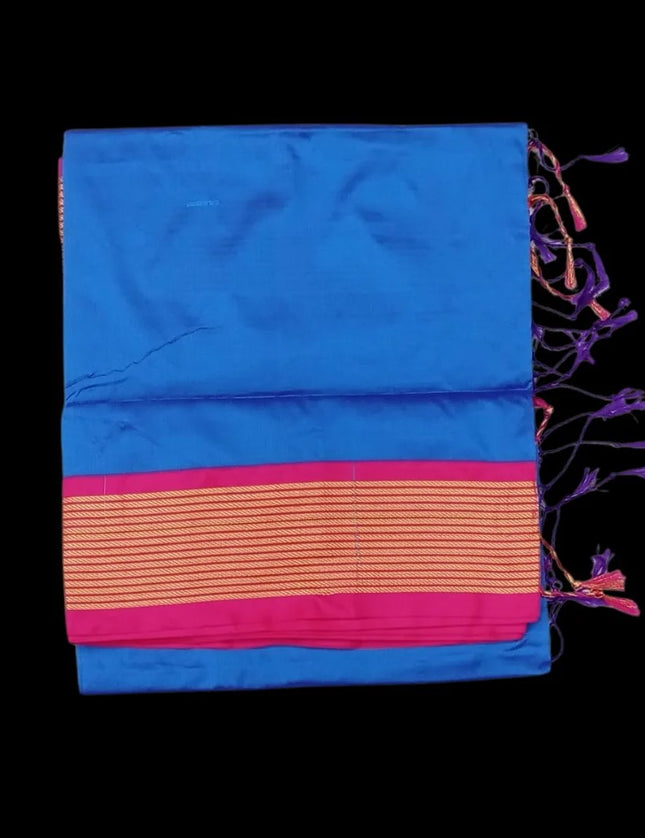 Soft Silk Vidya Border 6 yards Sarees